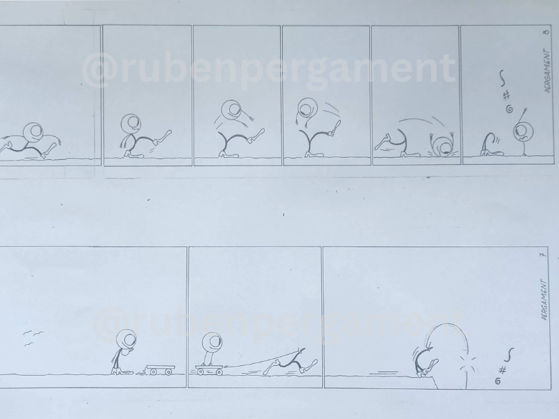 Historieta Margarita - Ruben Pergament 7 y 8